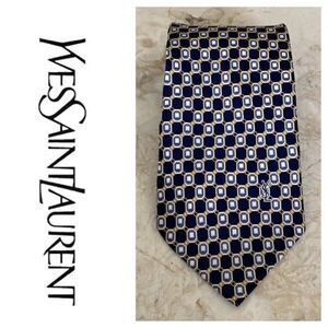 Yves Saint Laurent 100% Silk Tie